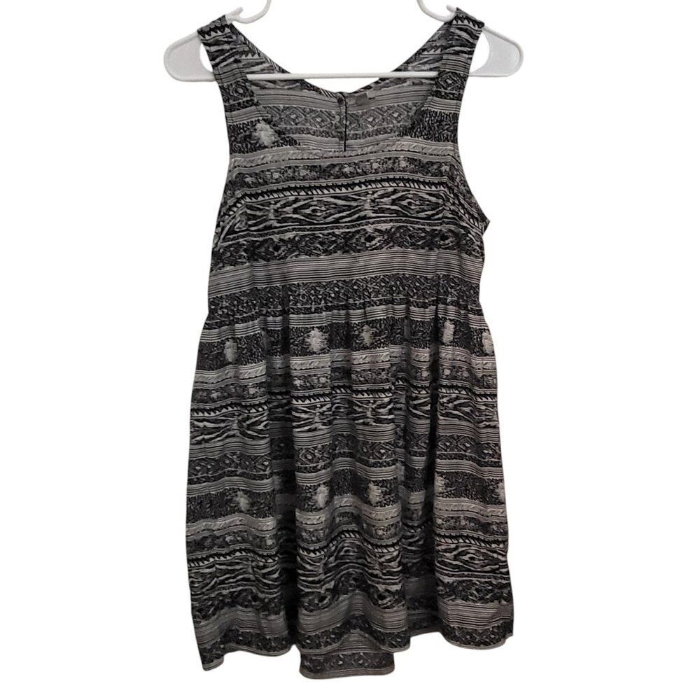 Urban Outfitters Encoté Mini Black & White Tribal Sun Mini Dress